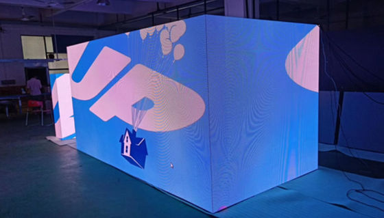 500x500mm Wynajem w pomieszczeniach LED ekran 90 stopni 1920hz Led Video Wall
