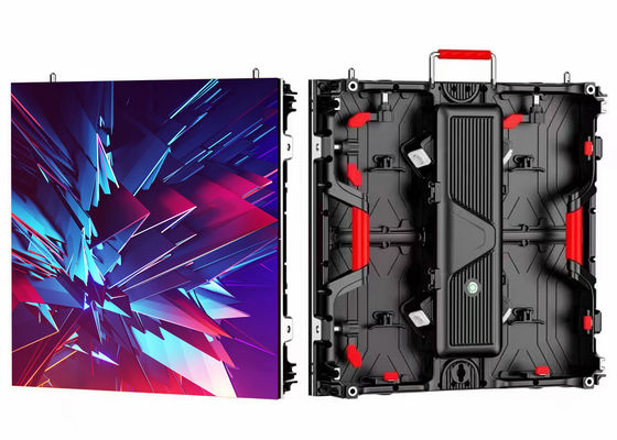 LED Screen Rental Die Casting Aluminium Cabinet P2.976 Wewnętrzny 500*500 Front Fixing 3840hz Hard Link Hub Curve Lock