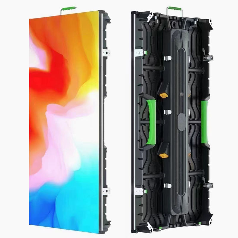 Ekran w pomieszczeniach 500*1000 P3.91 Ekran LED 3840Hz Złącze krzywe przednie Magnetyczne zamykanie krzywego